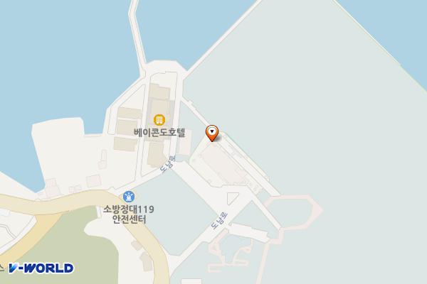 통영유람선터미널 위치 지도 — 경상남도 통영시 도남로 269-38