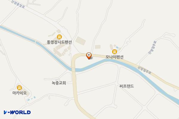 신봉 공중화장실 위치 지도 — 경상남도 통영시 산양읍 산양일주로547