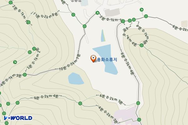 용화사광장 공중화장실 위치 지도 — 경상남도 통영시 봉평동산19-6