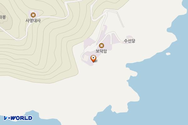 욕지연화도 보덕암 공중화장실 위치 지도 — 경상남도 통영시 욕지면 십리골길 315