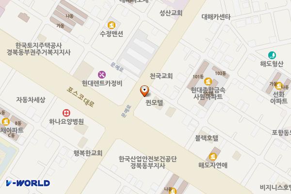 상대동 노상27 위치 지도 — 경상북도 포항시 남구 문예로98