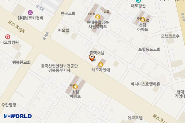 상대동 노상26 위치 지도 — 경상북도 포항시 남구 포스코대로407