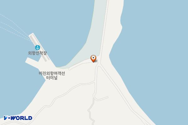 비진도 공중화장실 위치 지도 — 경상남도 통영시 한산면 비진도길 457