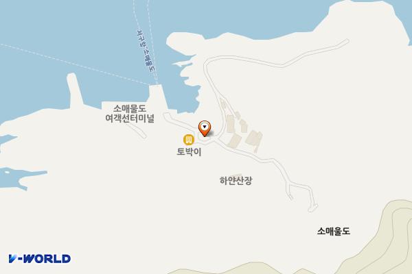 한산소매물도 공중화장실 위치 지도 — 경상남도 통영시 한산면 소매물도길 18