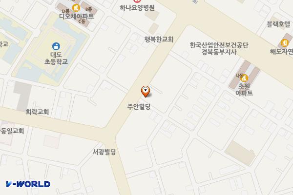 상대동 노상24 위치 지도 — 경상북도 포항시 남구 문예로 72