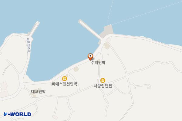 사량덕동 공중화장실 위치 지도 — 경상남도 통영시 사량면 읍덕리174-2