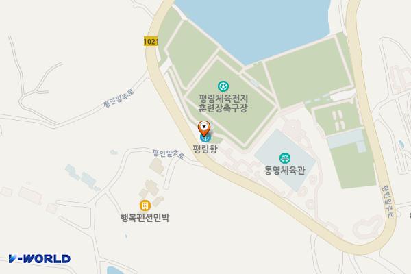 통영체육관 위치 지도 — 경상남도 통영시 평인일주로831