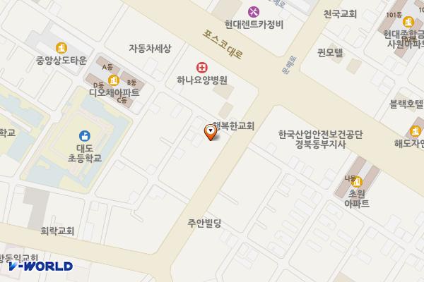 상대동 노상22 위치 지도 — 경상북도 포항시 남구 문예로 77-1