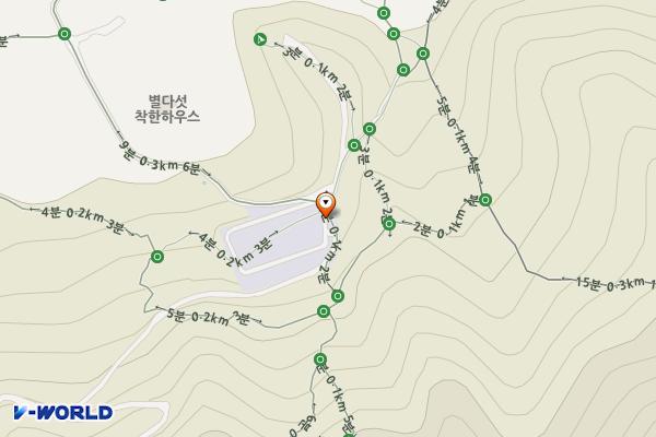 미수체육공원 공중화장실 위치 지도 — 경상남도 통영시 미수동601-5