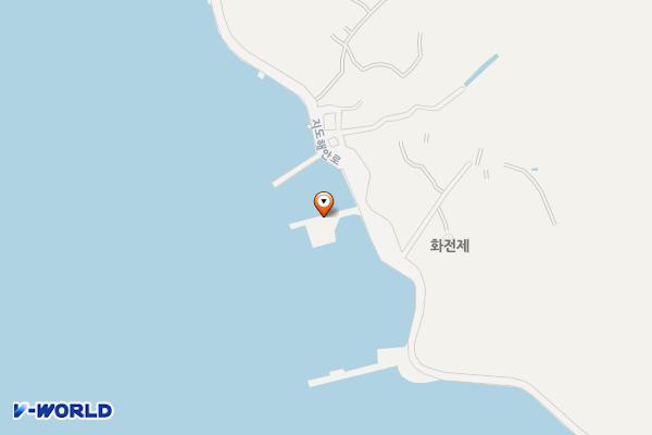 용남지도 공중화장실 위치 지도 — 경상남도 통영시 용남면 지도리662-5