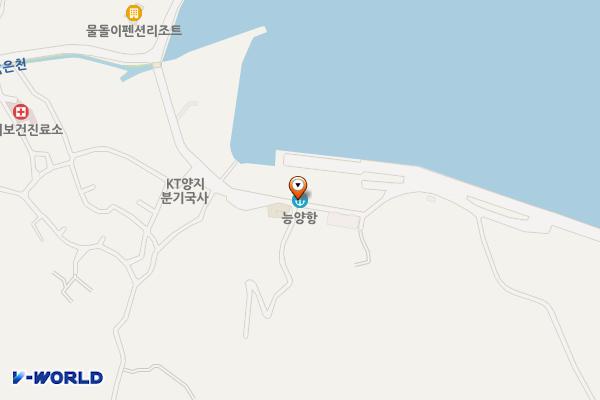 사량능양 무방류시스템 위치 지도 — 경상남도 통영시 사량면 양지리187-1