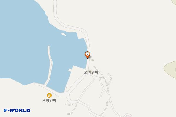 사량외지 무방류시스템 위치 지도 — 경상남도 통영시 사량면 양지리 678-5