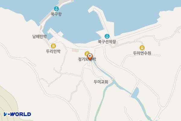 두미북구 위치 지도 — 경상남도 통영시 학리길44-8