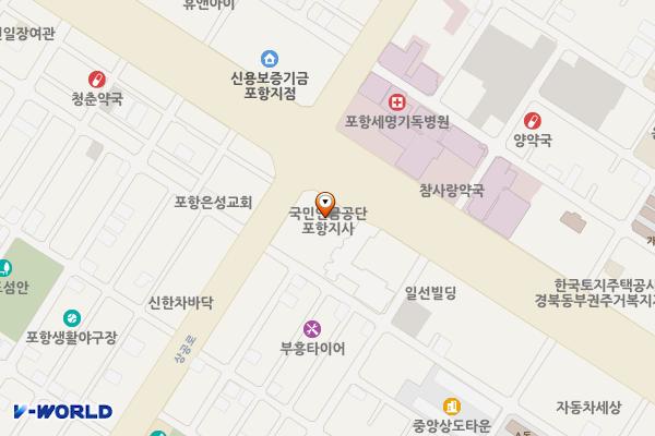 상대동 노상18 위치 지도 — 경상북도 포항시 남구 포스코대로 346
