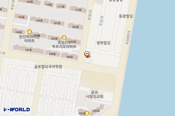 고용노동부 통영지청 위치 지도 — 경상남도 통영시 광도면 죽림1로 69