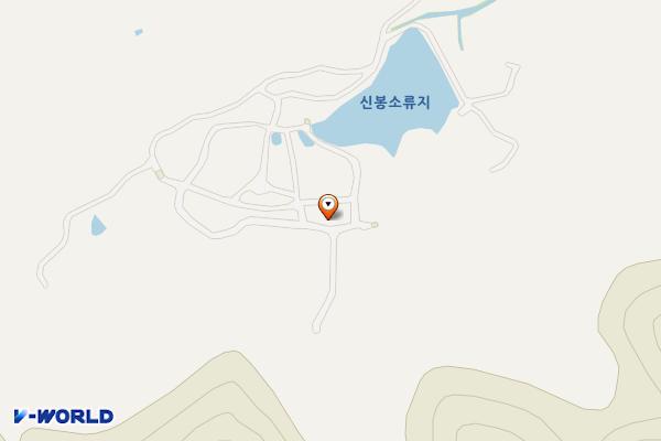 산유골 수목정원 위치 지도 — 경상남도 통영시 산양읍 신전리1464-1