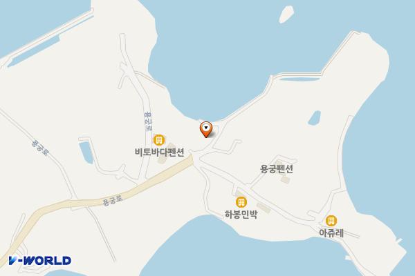 월등도 입구 위치 지도 — 경상남도 사천시 서포면 용궁로  22