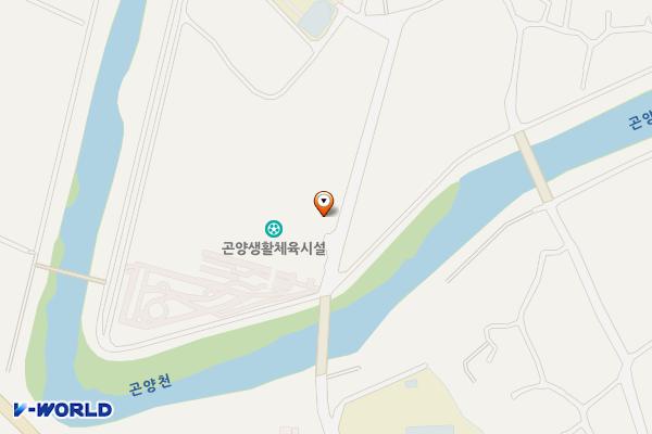 곤양생활체육시설 주차장 위치 지도 — 경상남도 사천시 곤양면 북문길 123