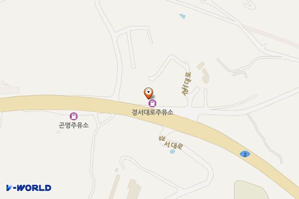 경서대로주유소 위치 지도 — 경상남도 경상남도 사천시 곤명면 경서대로  3643