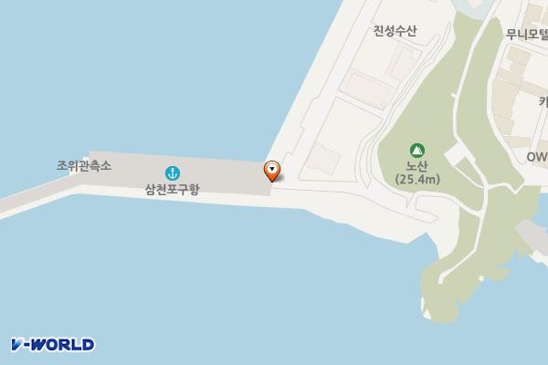 서금방파제 위치 지도 — 경상남도 사천시 등대길  70 (서금동)