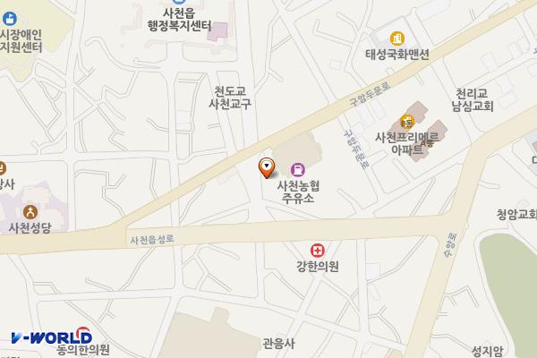 사천농협주유소 위치 지도 — 경상남도 경상남도 사천시 사천읍 무산로  8