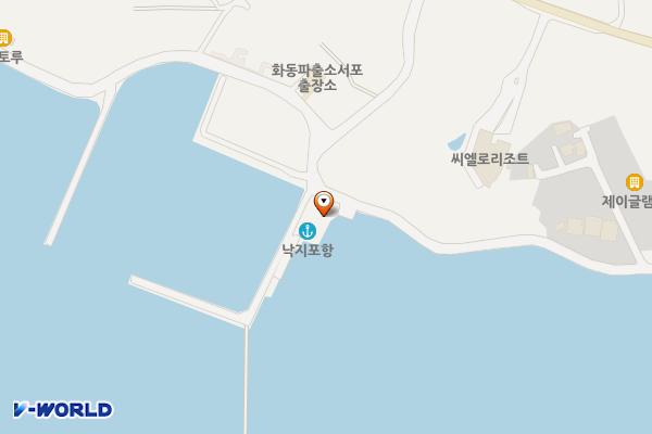 낙지포항 위치 지도 — 경상남도 사천시 서포면 거북길  468-14