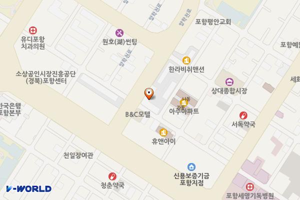 상대동 노상8 위치 지도 — 경상북도 포항시 남구 포스코대로 317-30