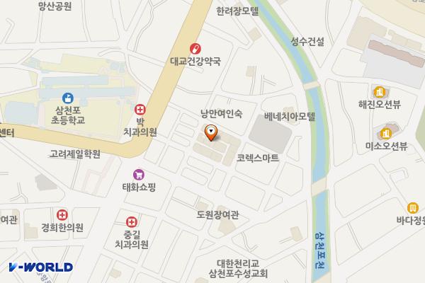 중앙시장(구,상인회) 위치 지도 — 경상남도 사천시 중앙시장1길  12-39