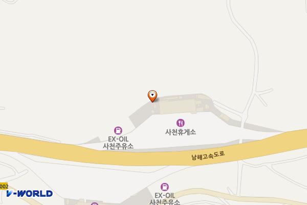 YM21유통(주) 사천(상)주유소 위치 지도 — 경상남도 경상남도 사천시 곤양면 묵실길  31-13