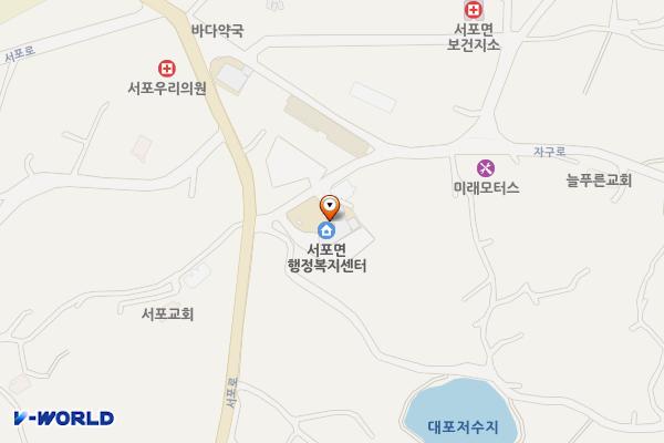 서포면행정복지센터 1층 화장실 위치 지도 — 경상남도 사천시 서포면 자구로  465-17, 서포면행정복지센터