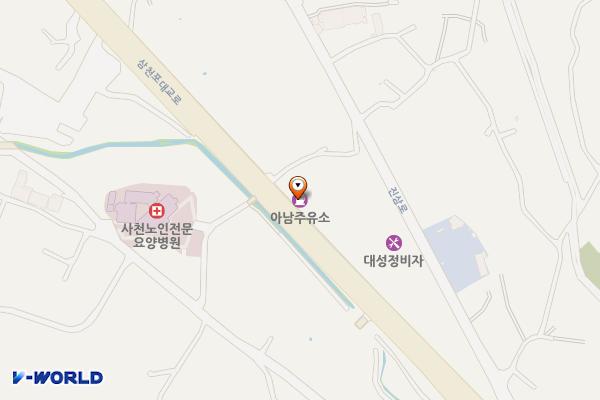 아남주유소 위치 지도 — 경상남도 경상남도 사천시 삼천포대교로  736 (죽림동)