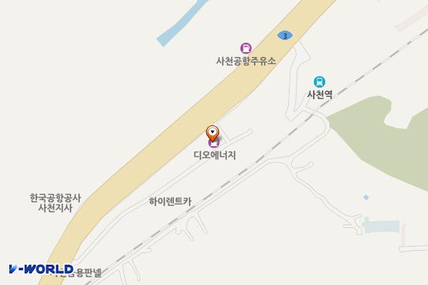 사천도매주유소 위치 지도 — 경상남도 경상남도 사천시 사천읍 사천대로  1986