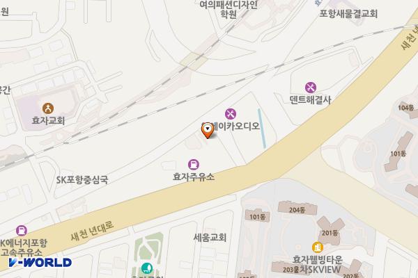효곡동 노상14 위치 지도 — 경상북도 포항시 남구 효자로118번길 13-2