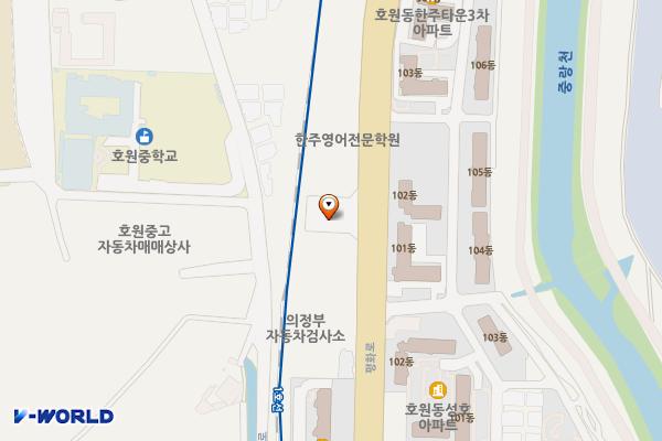 용현동 제1공영(탑석자이) 위치 지도 — 경기도 의정부시 용현동 241