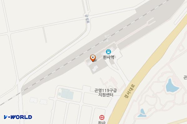 완사역 위치 지도 — 경상남도 사천시 경서대로 3435, 완사역