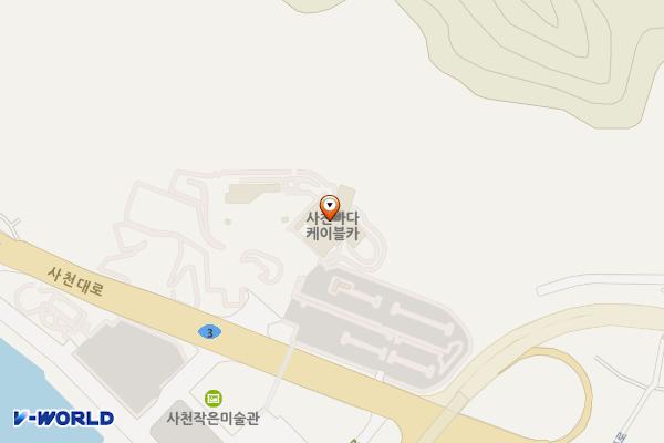 사천바다케이블카 야외 공중화장실 위치 지도 — 경상남도 사천시 사천대로 18, 사천바다케이블카 야외