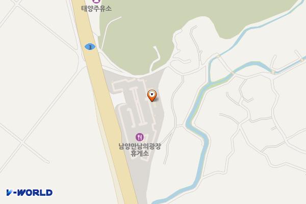 남양 만남의광장 위치 지도 — 경상남도 사천시 사천대로  690 (신벽동)