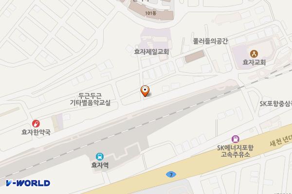 효곡동 노상11 위치 지도 — 경상북도 포항시 남구 효자동길2번길31