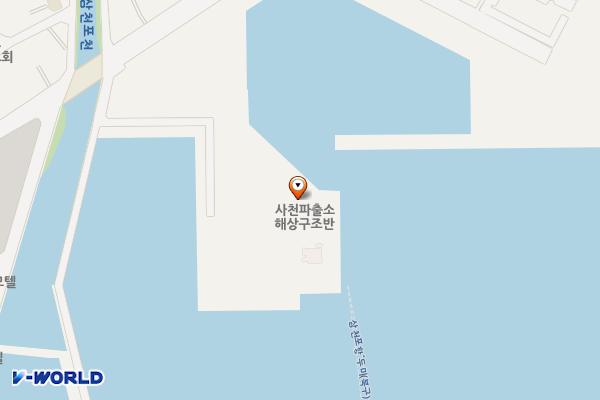 사천파출소 1층 민원실 위치 지도 — 경상남도 사천시 팔포3길 56-43 (동금동)