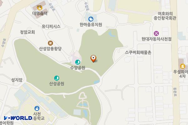 수양공원1(관리동) 위치 지도 — 경상남도 사천시 사천읍 수양공원길 84