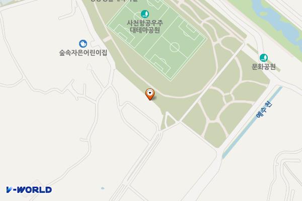 항공우주테마공원2(BEST)(우주항공테마공원) 위치 지도 — 경상남도 사천시 정동면 반룡1길  142-19