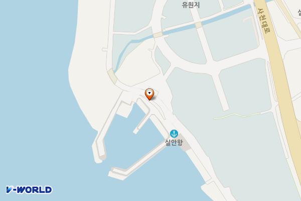 실안선착장 위치 지도 — 경상남도 사천시 노을길  101