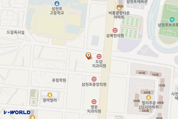 사천시 종합사회복지관 화장실 위치 지도 — 경상남도 사천시 벌리6길 102, 사천시 종합사회복지관