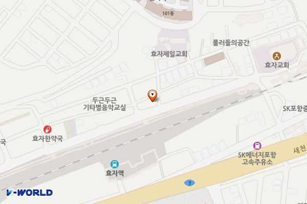효곡동 노상4 위치 지도 — 경상북도 포항시 남구 효자동길2번길29