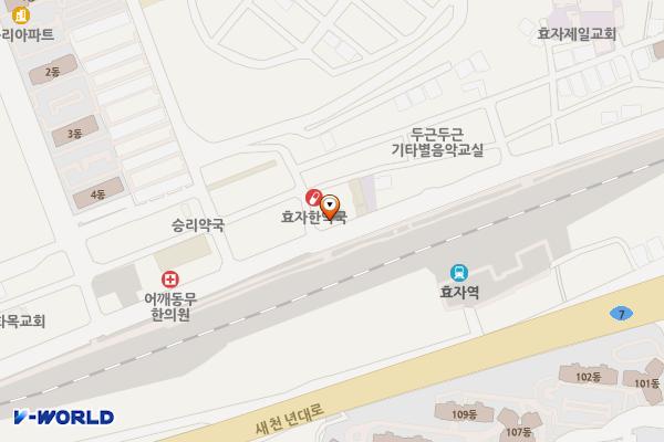효곡동 노상3 위치 지도 — 경상북도 포항시 남구 효자동길2번길9