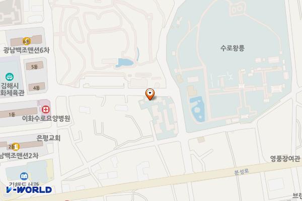 김해한옥체험관 공중화장실 위치 지도 — 경상남도 김해시 왕릉길 40 (봉황동)