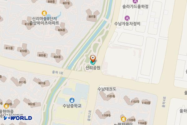 신리공원 위치 지도 — 경상남도 김해시 율하2로 209(율하동)