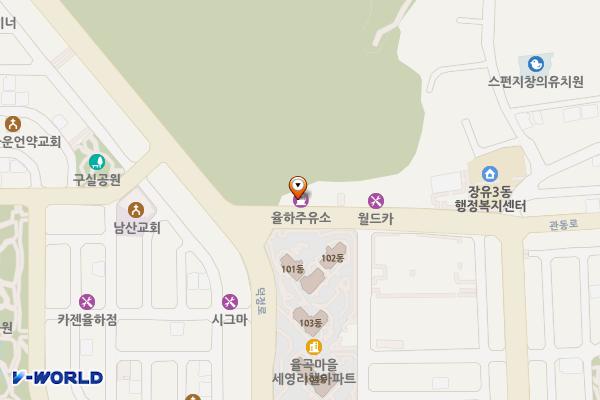 율하주유소 위치 지도 — 경상남도 김해시 관동로 5 (관동동)