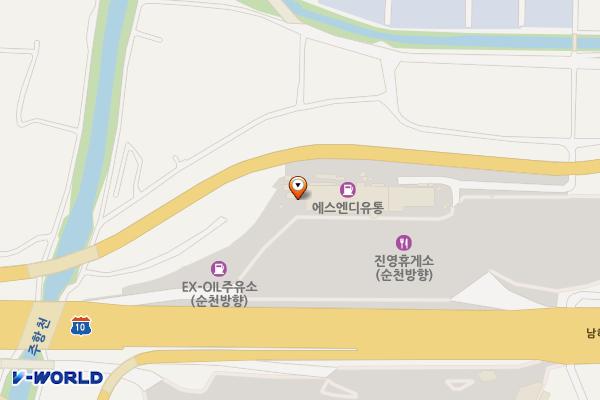 (주)에스엔디유통(진영-부산) 위치 지도 — 경상남도 김해시 진영읍 하계로96번길 68