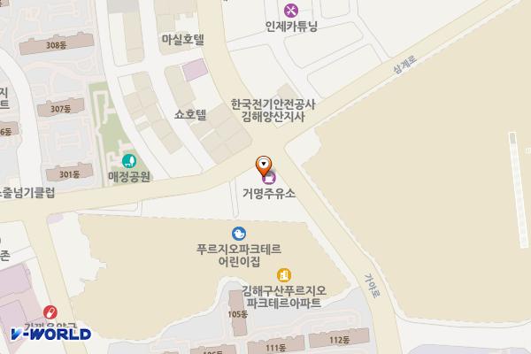 (주)거명주유소 위치 지도 — 경상남도 김해시 가야로 222 (구산동)